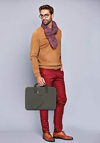 Hseok 13-14 Inch Laptop Case with Handle and Small Case,Water Resistant Durable Laptop Bag for MacBook,HP,ASUS,Dell,Lenovo,D02G01...