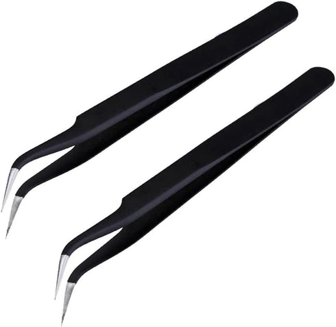 Fondant Tool Sharp Head Tweezers for Sugar Pearls, Candy Beads - Set of 2...