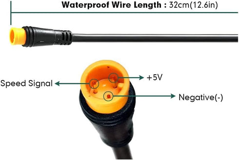 Electric Scooter Thumb Throttle, Speed Control Finger Throttle Accelerator with Waterproof Connector for Electric Scooters...