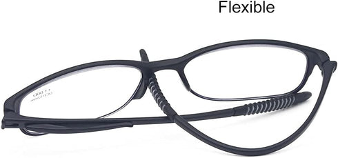 4 Pack Computer Blue Light Blocking Reading Glasses Flexible Lightweight Anti Eyestrain Portable Readers for Women Men +2.00...