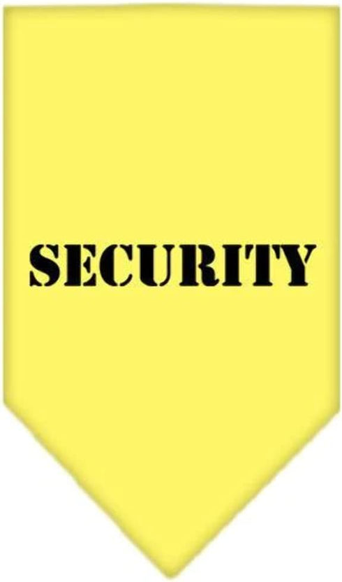 Mirage Pet Products Security Screen Print Bandana, Large, Yellow...