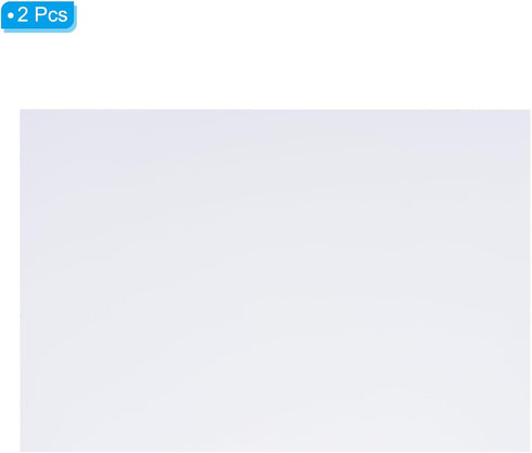 PATIKIL Magnetic Dry Erase Whiteboard Paper, 2 Pcs 17" x 12" Adhesive Dry Erase Board Sticker Right Angle Side Magnetic Whiteboard Paper for Fridg...