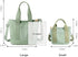 Small Tote Bag with Zipper, 2024 Canvas Multi-Pocket Crossbody Bag Shoulder Bag Satchel Hobo Bag Messenger Bag...