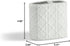 Kassatex ARN-TBH Rattan Toothbrush Holder, Porcelain...