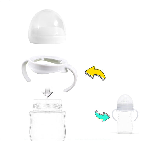 Bottle Handles Compatible for Philips Avent Natural Response Baby Feeding Bottle (Set of 4)...
