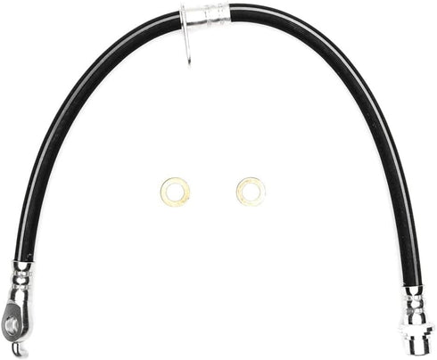Dynamic Friction Company Front Left Brake Line Hose 350-76101 For 2008-2019 Toyota Highlander, 2009-2015 Toyota Venza, 2010-2016 Lexus RX450h, 201...