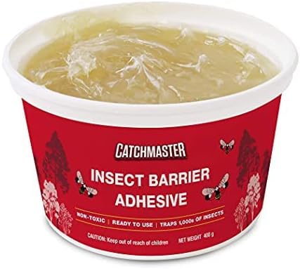 Catchmaster Tree Banding Insect Barrier DIY 15oz Pail, Lanternfly & Ant Traps, Outdoor Adhesive Crawling Insect Trap, Glue Traps to Protect Trees,...