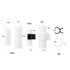2 Pair Handlebar Moustache Training Wheels Set,Visualsource Handlebar Mustache Trainer Beard Shaping Styling Tool Size L & Size S Mustache Curler ...