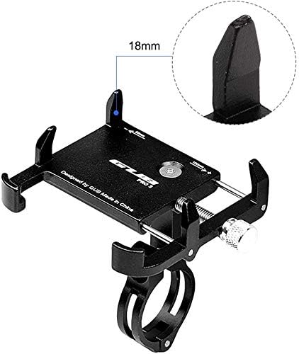 GUB Thick Case Design Bike & Motorcycle Phone Mount Handlebar Holder Adjustable Compatible with iPhone XR Xs 7s 8 Plus,Compatible with SamsungS7/S...