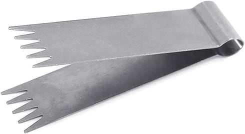 Silver Stainless Steel Walnut Clip Baking Bread Dessert Pastry Decoration Peanut Engraving Mold Cake Bun Decorating Tool Stainless Steel Walnut Cl...