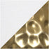 Simple Designs LT2073-GDW Mini Hammered Texture Gold Drip Table Lamp with White Shade...