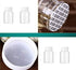 HLLMX 8 PCS Plastic Clear Empty Bottle Pill Bottle Container Chemical Reagent Bottle Liquid Bottle Solid Powder Bottle 20ML...