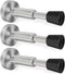 DOKU 4.1 Inch Spring Door Stoppers, 3Pcs Stainless Steel Door Stopper with Rubber Tips Bumper, Hydraulic Shock Absorbent Technology, Wall Mounted ...