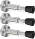 DOKU 4.1 Inch Spring Door Stoppers, 3Pcs Stainless Steel Door Stopper with Rubber Tips Bumper, Hydraulic Shock Absorbent Technology, Wall Mounted ...