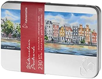 Watercolor Postcard 230gsm Fine Texture Metal Case 10.5x14.8cm 30 fls...
