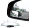 Blind Spot Mirror, Amfor HD Glass Convex Lens Frameless Adjustable Blind Spot Mirror for All Universal Vehicles Car Stick-on Design (2 PCS) (Recta...