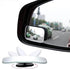Blind Spot Mirror, Amfor HD Glass Convex Lens Frameless Adjustable Blind Spot Mirror for All Universal Vehicles Car Stick-on Design (2 PCS) (Recta...