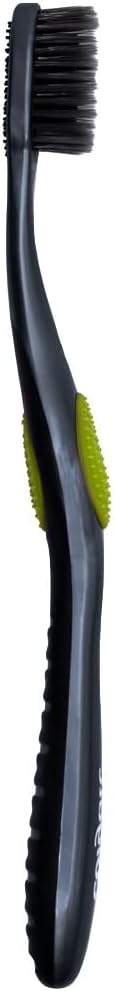 Colgate 360 Charcoal Infused Toothbrush, Floss-Tip Bristles, Soft (Colors Vary) - Pack of 4...
