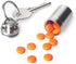 GUS Magnum Pill Fob, Made in USA, Stainless Steel Keychain Pill Holder, Larger Pill & Vitamin Holder...