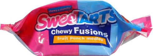 SweeTARTS Chewy Fusions Candy, Fruit Punch Medley, Sweet and Tart, 9 Ounce...