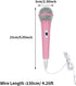 Microphone for Kids, Kids Microphone for Singing Portable Dynamic Microphone with 3.5mm Jack Connector Handheld Karaoke Wired Microphone for Girls...