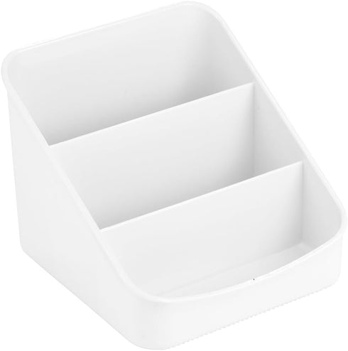 iDesign Linus BPA-Free Plastic 3-Tier Packet Organizer - 6.25" x 5.75" x 5", White...