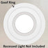 LightLabs Goof Ring Gloss 6 Pack 8.06" Diameter for 6" Cans. Inlcudes Mounting Tape to Fix Drywall Damage for Flush Mount Recessed Down Lights. 6....