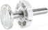 Pressure Mount Baby Gate Threaded Pivot Rod, 4-Pieces Pivot Screw Mounting Bolt Kit for Stair Gate Dog Gate (White)...