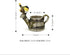 NWFashion Shower/Pot Cute Bird Stute Planter, Flower and Succulent Plant Pot for Indoor Outdoor...