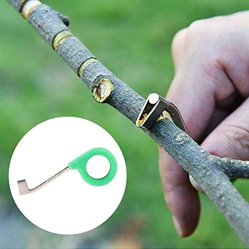 Ring Barking Cutter, Manganese Steel Garden Fruit Tree Grape Pruning Tools Scissor Girdling Knife,Ring Barking Cutter Scissor Girdling Knife...