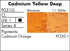 Grumbacher Pre-Tested Oil Paint, 37ml/1.25 Ounce, Cadmium Yellow Deep (P031G)...