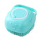 Awesome Pet Brushes Bath Massage Brush Shampoo Dispenser Dog Grooming Silicone Shower Brush For Cat Pets Bathing Product (green kawaii)...