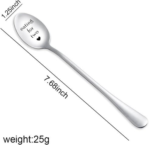 Mothers Day Birthday Gifts Spoon for New Pregnant Mom Mama Gifts for Women After Birth, Daughter Sister BFF Pregnancy Gifts for Wife Girlfriend, E...