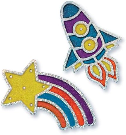 Creativity for Kids Window Art Outer Space - Create Your Own Window Art, Suncatcher Kits for Kids, Space Toy Stocking Stuffers for Kids...