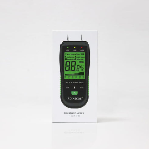 Wood Moisture Meter, Firewood Moisture Tester, Drywall Moisture Detector Professional Moisture Content Meter Lumber Logs Concrete Floors Carpet Ce...