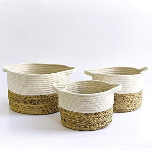 164ft Natural Cotton Rope Cord 1/4 inch Thick for Making Rope Wrapped Jars, Vase, Rope Bucket, Lamp, Coaster, DIY Rope Craft Project...