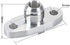 Billet 10AN Oil Drain Return Flange Adapter for T3 T4 Turbo Charger...