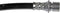 Dorman H620441 Front Driver Side Brake Hydraulic Hose Compatible with Select Cadillac / Chevrolet / GMC Models...