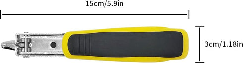 Staple Remover, Staple Puller Tool, Upholstery and Construction Heavy Duty Staple Remover, Strength Staple Puller Removing All Kinds of Staples(Ye...