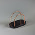 Wood Napkin Holder for Tabletop – Chestnut Wood with Black Copper Wire, Tissue Paper Dispenser for Kitchen or Dining...