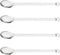 4 Pcs Clear Glass Tea Spoon Glass Stirring Spoon Stick Long Handle Coffee Stirrer Iced Tea Spoon Glass Stirring Spoon for Cocktail Tea Dessert App...