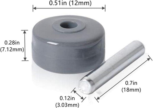 Vacuum Cleaner Replacement Wheels for Shark Navigator Rotator Models NV341, NV350, NV351, NV352, NV355, NV356e, NV500, NV501, NV502 More (2 Pairs)...