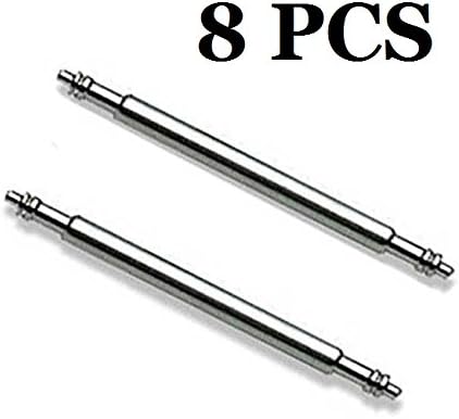 for 23mm Spring Bar Watch Pins Replacement Pins 8 PCS Diameter 1.5mm with Watch Band Spring Bar Tool (23mm)...