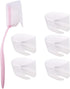 Yoseng 5 pcs Ink Blending Brushes Protection Cap,Toothbrush Type Ink Mixing Brush Cover(for 1.14 inch Brush Head Rainbow 3)...
