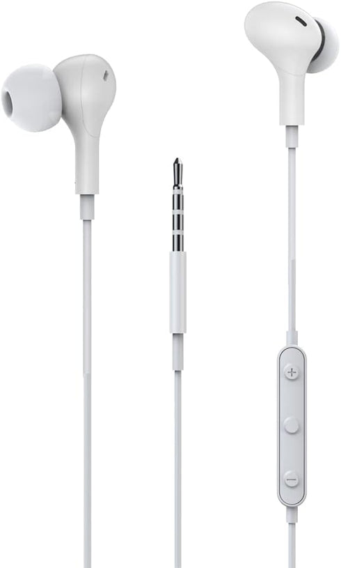 Earbuds Noise Cancelling Wired Magnetic Earphone Headphones for Samsung Galaxy A13 A23 A03S A02S A12 A22 A32 A42 A52 A72 A14 5G OnePlus Nord N30 N...