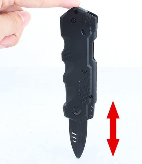 Retractable Plastic Knife Prop Costume Disappearing Dagger Knife Fake Trick Gadget Toy For Halloween Fools Day Party (3 PCS A)...