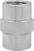 (4-PACK) 5000-02-02 Hydraulic Hose Adapter Fitting 1/8" Female (1/8-27 NPTF) × 1/8" Female (1/8-27 NPTF) SAE Straight Pipe Joints Connector Carbon...