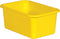 Teacher Created Resources® Yellow Small Plastic Storage Bin...