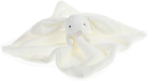 Apricot Lamb Stuffed Animals Cream bunny rabbit Security Blanket Infant Nursery Character Blanket Luxury Snuggler Plush baby lovey(cream bunny, 13...