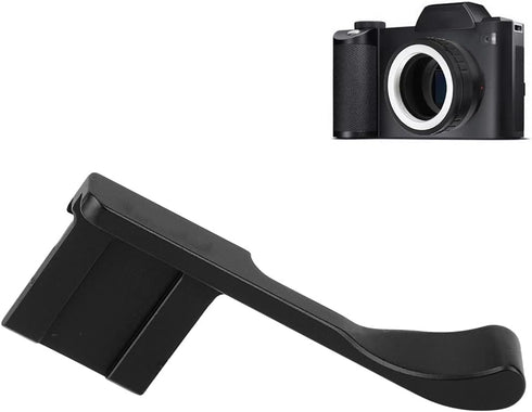 Thumb Up Grip,Aluminum Alloy Hot Shoe Thumb Up Hand Grip for X 100F, X A5, X A3, X pro2 mirrorless camera.(Black)...
